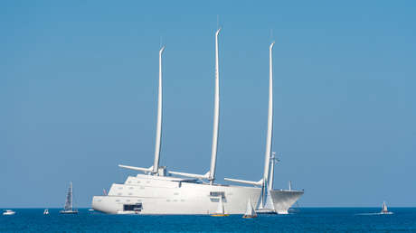 Incautan en Italia el yate privado más grande del mundo, que cuesta 578 millones de dólares y pertenece a un multimillonario ruso