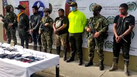 Capturan en Colombia a presunto cabecilla del Clan del Golfo junto a otros tres miembros del grupo criminal