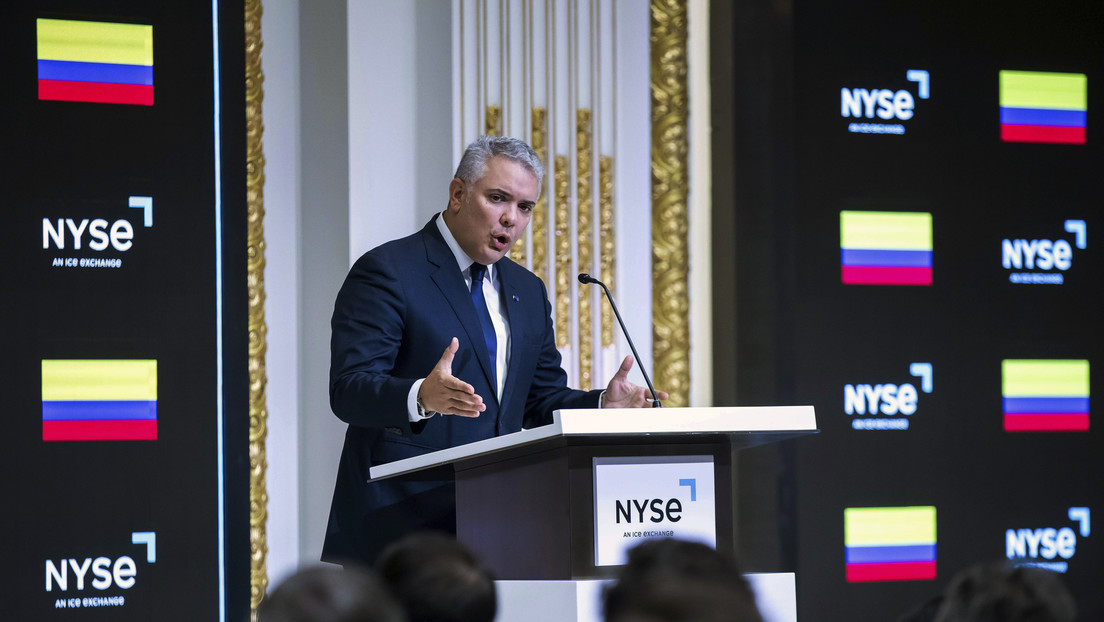 "Duque tiene las manos manchadas de sangre": el grito de manifestantes ante la presencia del presidente de Colombia en Nueva York