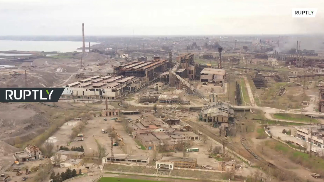 VIDEO: La destrucción de Mariúpol a vista de dron