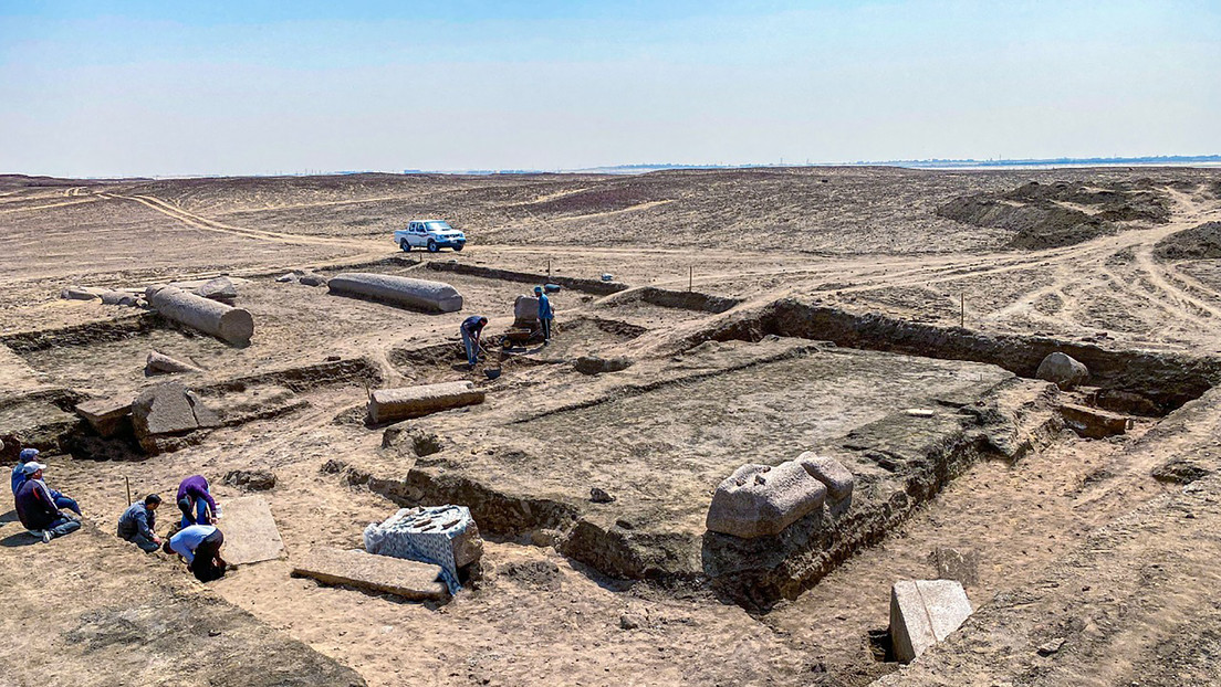 Desentierran en Egipto un templo dedicado al dios griego Zeus