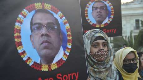 Pena capital a 6 personas y cadena perpetua a 9 más por la muerte de un hombre acusado de blasfemia en Pakistán