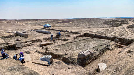 Desentierran en Egipto un templo dedicado al dios griego Zeus