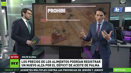 Los precios de los alimentos podrían subir por el déficit de aceite de palma