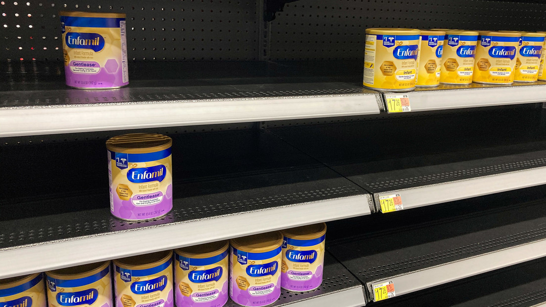 "Una crisis nacional": políticos denuncian en EE.UU. el silencio de la Casa Blanca ante la creciente escasez de fórmula para bebés