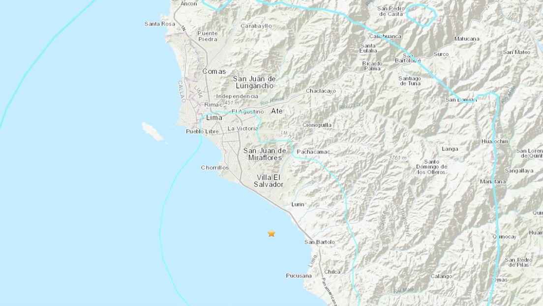 FOTOS, VIDEOS: Se registra en Perú un sismo de magnitud 5,5