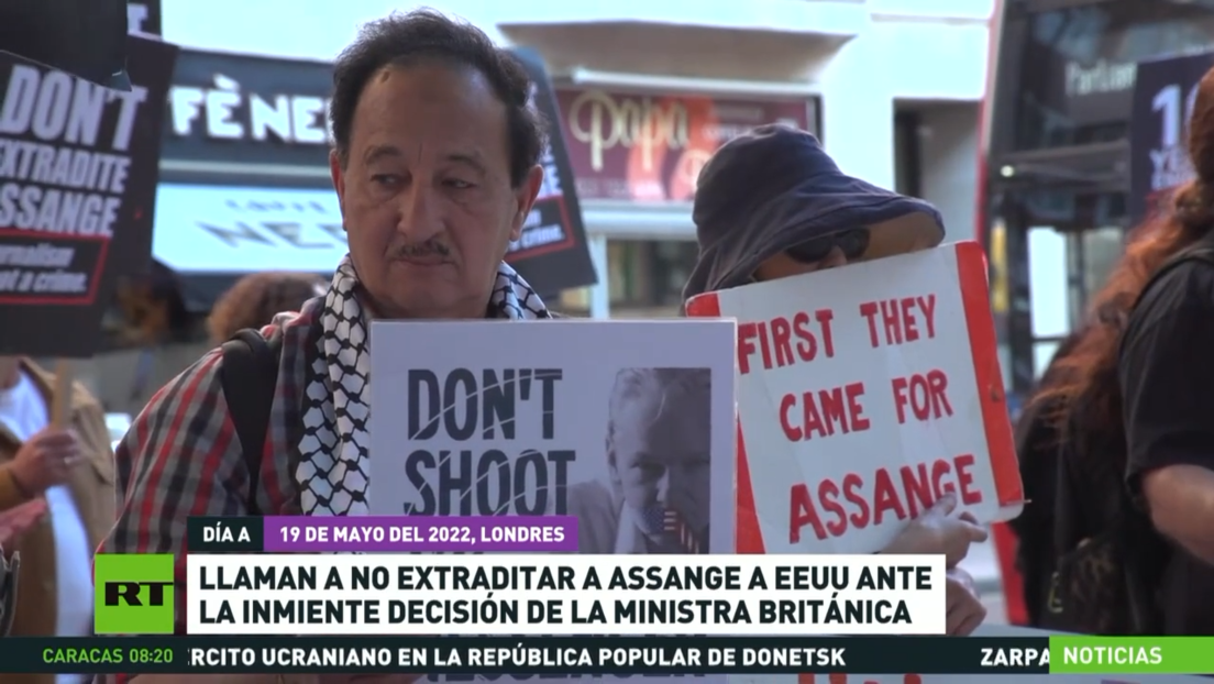 Decenas de organizaciones piden no extraditar a Assange a EE.UU. ante la inminente decisión de la ministra del Interior británica