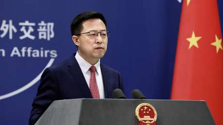 El portavoz del Ministerio de Asuntos Exteriores de China, Zhao Lijian