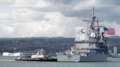 China acusa a EE.UU. de "intensificar las tensiones" tras el paso de un crucero de misiles guiados por el estrecho de Taiwán