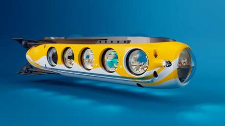 Presentan el proyecto del primer submarino turístico de lujo para fiestas y bodas capaz de sumergirse a 200 metros bajo el agua