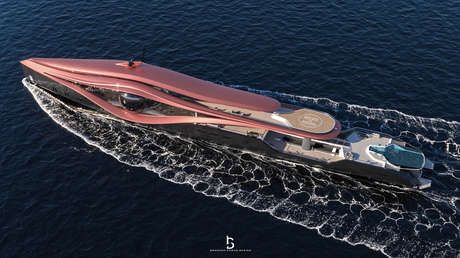 Presentan Zion, un concepto de yate de superlujo de 110 metros de eslora con un ojo de cristal gigante (FOTOS)