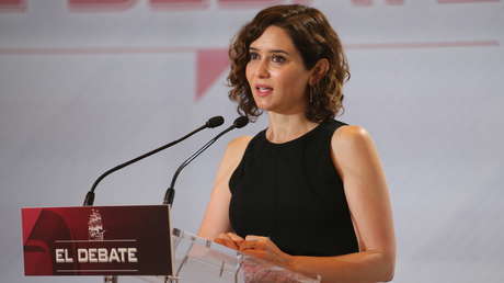 La presidenta de Madrid levanta la indignación en España tras llamar "malcriadas" a las feministas