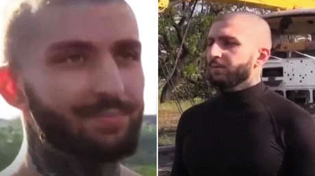 VIDEO: El nazi de Azov David Kasatkin, que amenazaba de muerte a un político ruso, muestra sus tatuajes escalofriantes