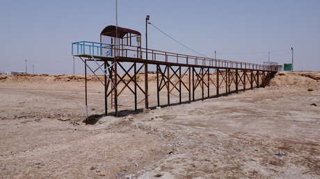 Un lago de Irak desaparece por la escasez de agua provocada por las sequías