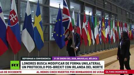 Londres busca modificar de forma unilateral un protocolo post Brexit con Irlanda del Norte