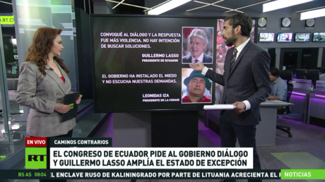 La Asamblea Nacional ecuatoriana pide al Gobierno diálogo mientras Guillermo Lasso amplía el estado de excepción