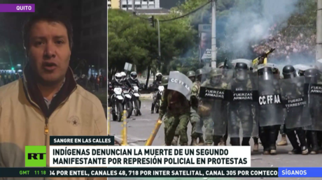Indígenas denuncian la muerte de un segundo manifestante por represión policial durante las protestas en Ecuador