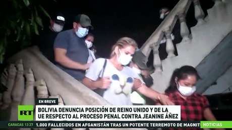 Bolivia denuncia la postura del Reino Unido y la UE sobre el proceso penal contra Áñez
