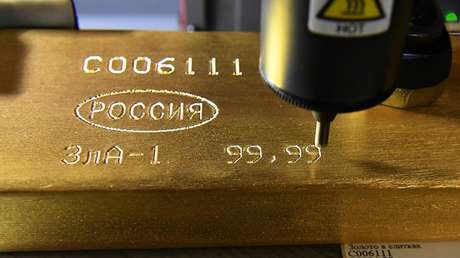 Suiza importa tres toneladas de oro ruso a pesar de las sanciones