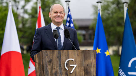 "Sí, podría. Ya está": La incómoda respuesta de Scholz al ser preguntado si podría precisar qué garantías de seguridad ofrecería el G7 a Kiev (VIDEO)