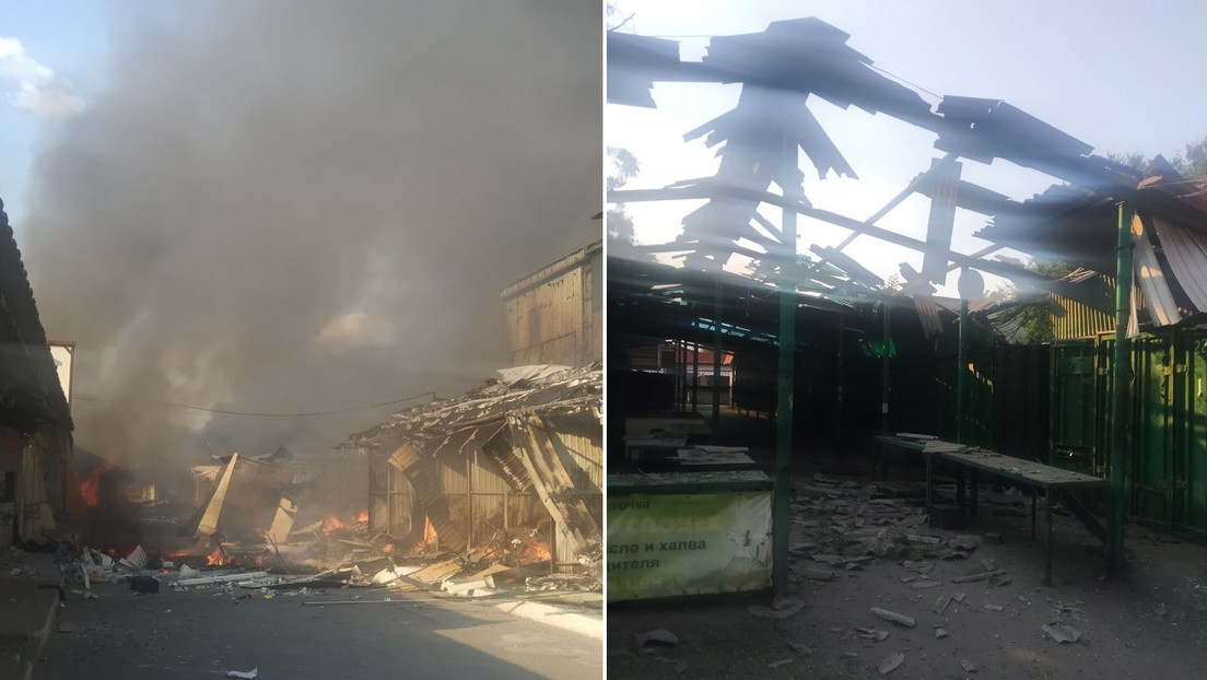 Un muerto tras un ataque ucraniano contra la estación ferroviaria de Donetsk (VIDEOS)