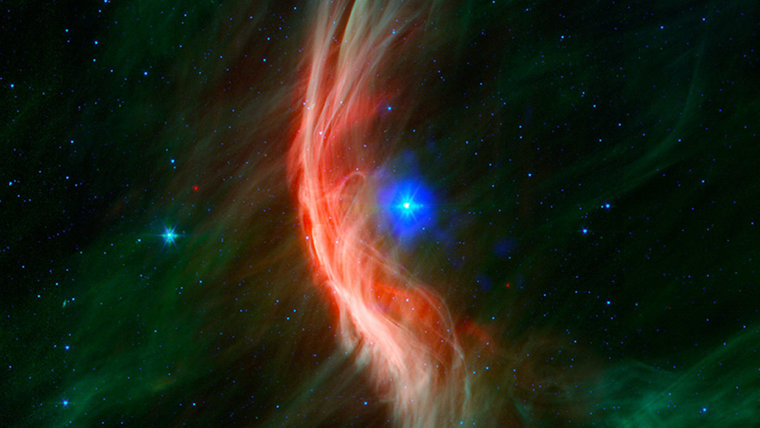 Reconstruyen los primeros modelos de la onda de choque que puso a una estrella a viajar a miles de kilómetros por hora a través del universo