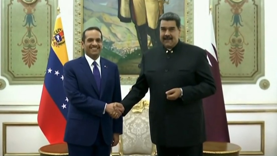 Maduro recibe en Caracas al canciller de Catar para estrechar la cooperación comercial