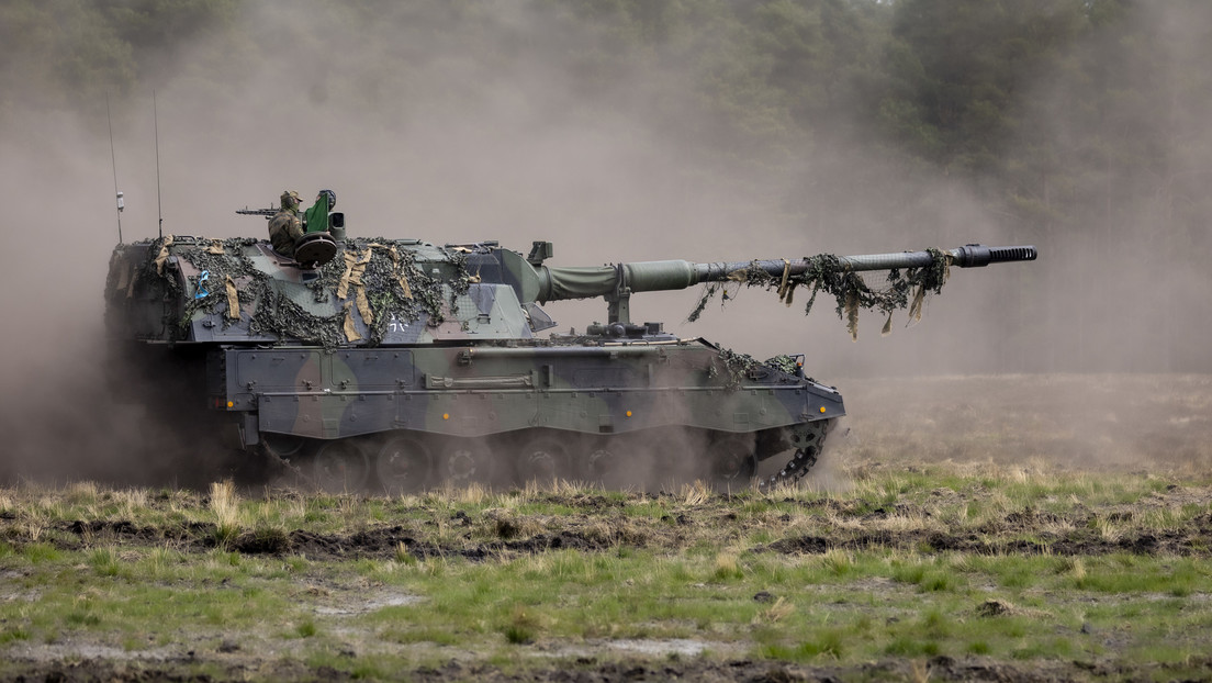 Los obuses autopropulsados alemanes en Ucrania muestran signos de desgaste