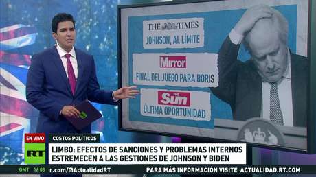 Limbo: Efectos de sanciones y problemas internos estremecen las gestiones de Johnson y Biden