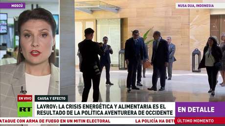 Lavrov: La crisis energética y alimentaria es el resultado de la política aventurera de Occidente