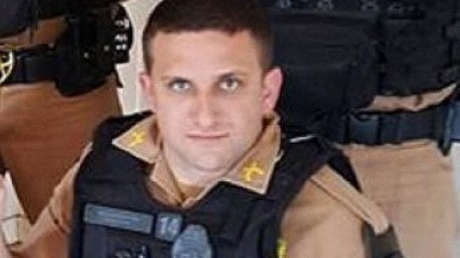 El agente de la Policía Militar Fabiano Júnior Garcia