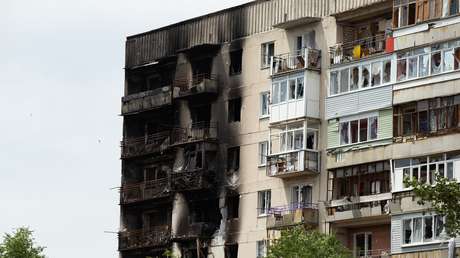"Solo quedan cuatro paredes": Residentes de Severodonetsk denuncian secuelas tras el despliegue militar ucraniano en la ciudad