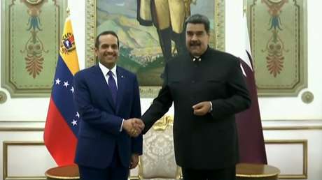 Maduro recibe en Caracas al canciller de Catar para estrechar la cooperación comercial