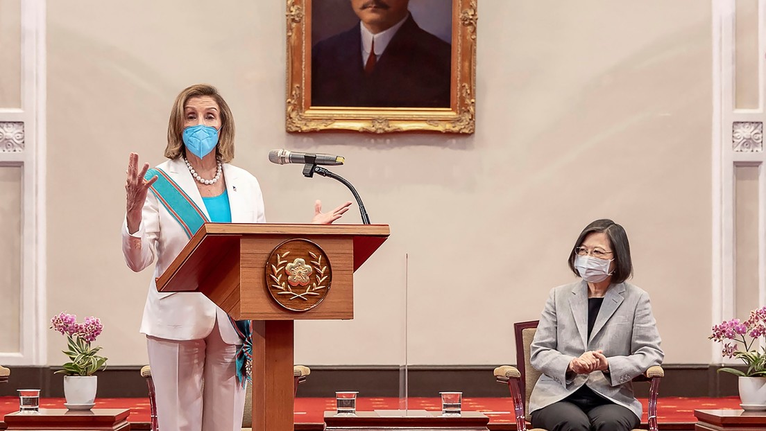China revela por qué cree que EE.UU. envió a Pelosi a Taiwán