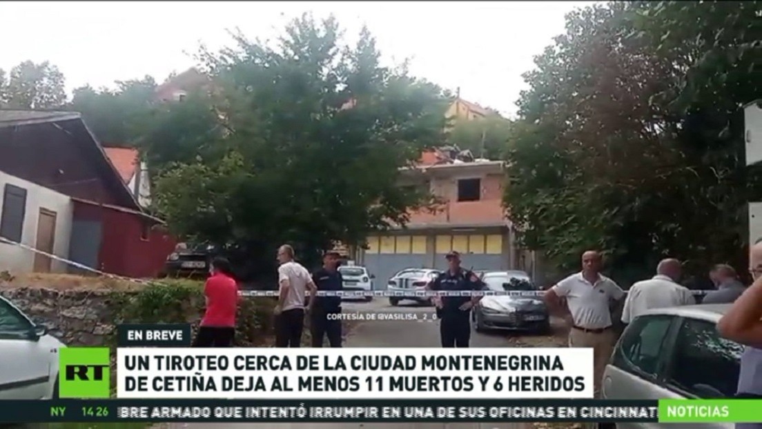 Un tiroteo en Montenegro deja al menos 11 muertos y 6 heridos