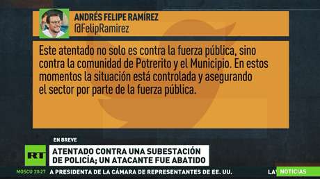 Atentado contra una subestación de Policía en Colombia se salda con un atacante abatido