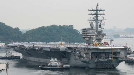 El Pentágono ordena que el portaaviones Ronald Reagan y los buques de escolta permanezcan frente a Taiwán