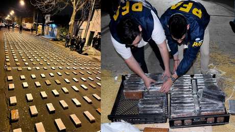 Incautan en Argentina más de 1.500 kilos de cocaína que iban a ser enviados a España y desde ahí a Dubái