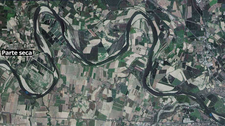 Captan desde el espacio el efecto de las sequías en los ríos a causa de las olas de calor en Europa