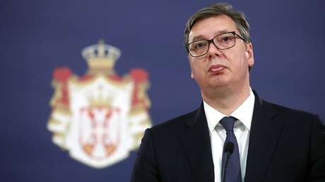 El presidente de Serbia, Aleksandar Vucic