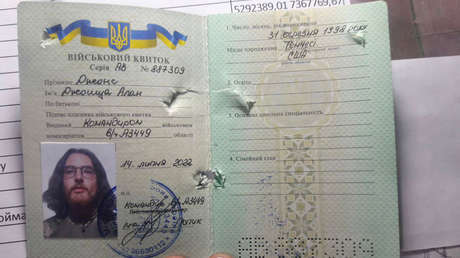 Un mercenario estadounidense que luchaba para Ucrania muere en combates con militares de la República Popular de Donetsk