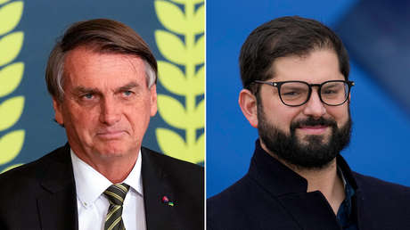 Chile considera "inaceptables" las declaraciones de Bolsonaro en contra de Boric