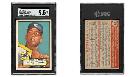 Un cromo de béisbol bate todos los récords deportivos al subastarse por 12,6 millones de dólares