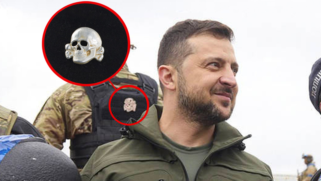 Zelenski publica una foto con simbología nazi
