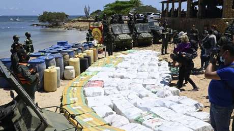 Venezuela decomisa el mayor cargamento de marihuana en la última década