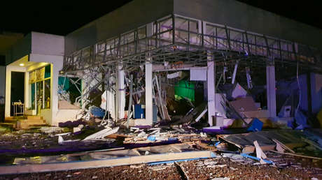 Asaltan y destruyen con explosivos un banco en Paraguay