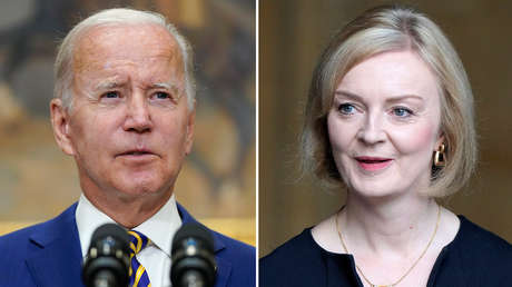 Liz Truss y Joe Biden posponen su reunión