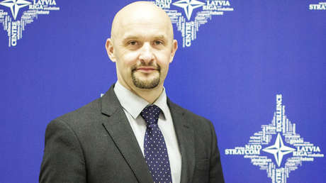 El director del Centro de Comunicaciones Estratégicas de la OTAN, Janis Sarts