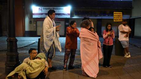 Primeras imágenes del terremoto de magnitud 6,9 en México