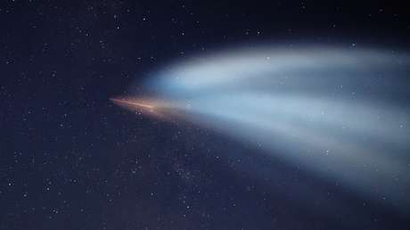 VIDEO: La espectacular y armoniosa estela de humo que dejó el cohete Soyuz-2.1a en su despegue